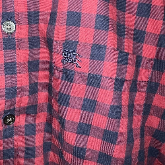 Youth boys 14 Burberry plaid shirt - Picture 2 of 5